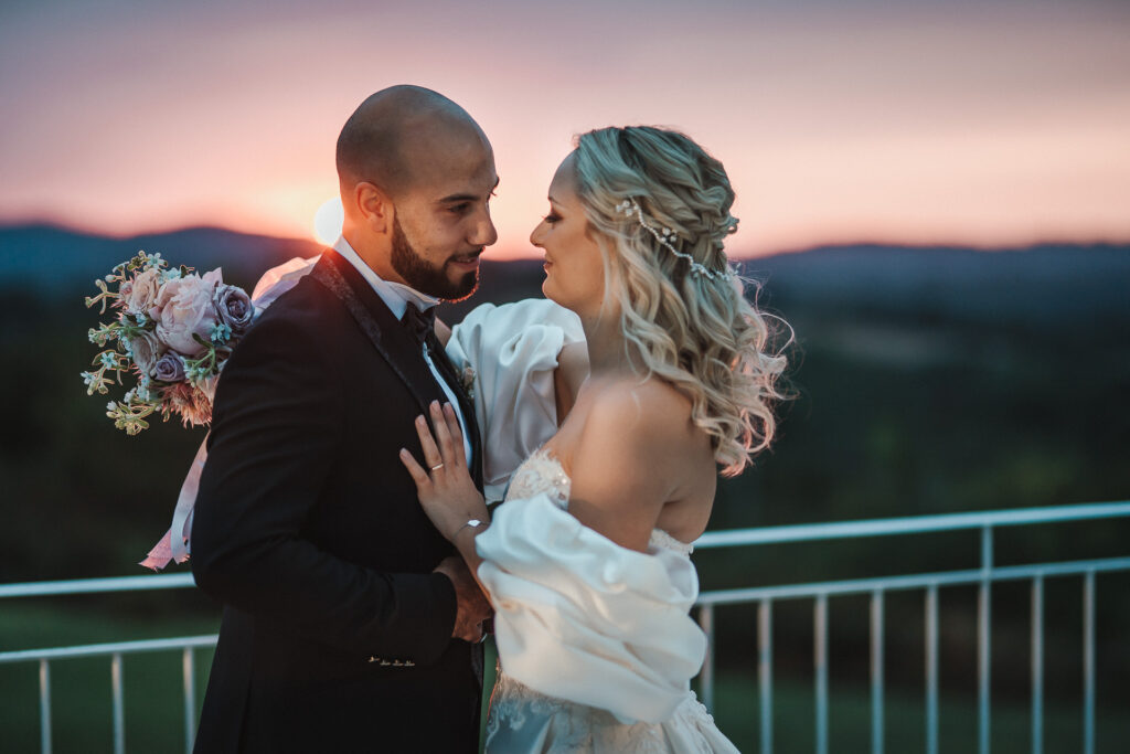 Matrimonio di Arianna e Emanuel a Bassano Romano, Viterbo, presso Casina Poggio della Rota